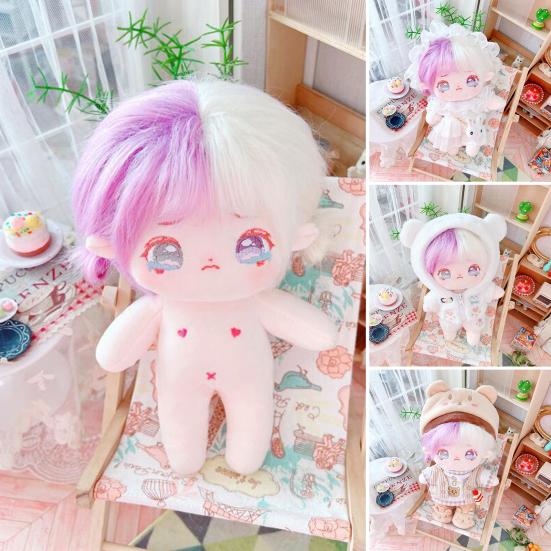 Реквизит для переодевания, 20 см, изысканная плюшевая кукла, хлопковая игрушка для переодевания, человеческая обнаженная